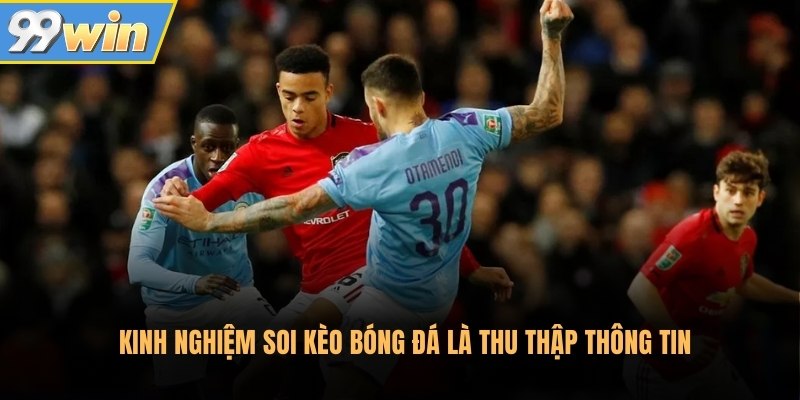 Kinh nghiệm soi kèo bóng đá là thu thập thông tin