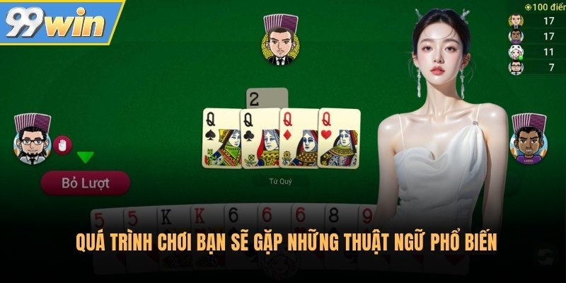 Quá trình chơi bạn sẽ gặp những thuật ngữ phổ biến